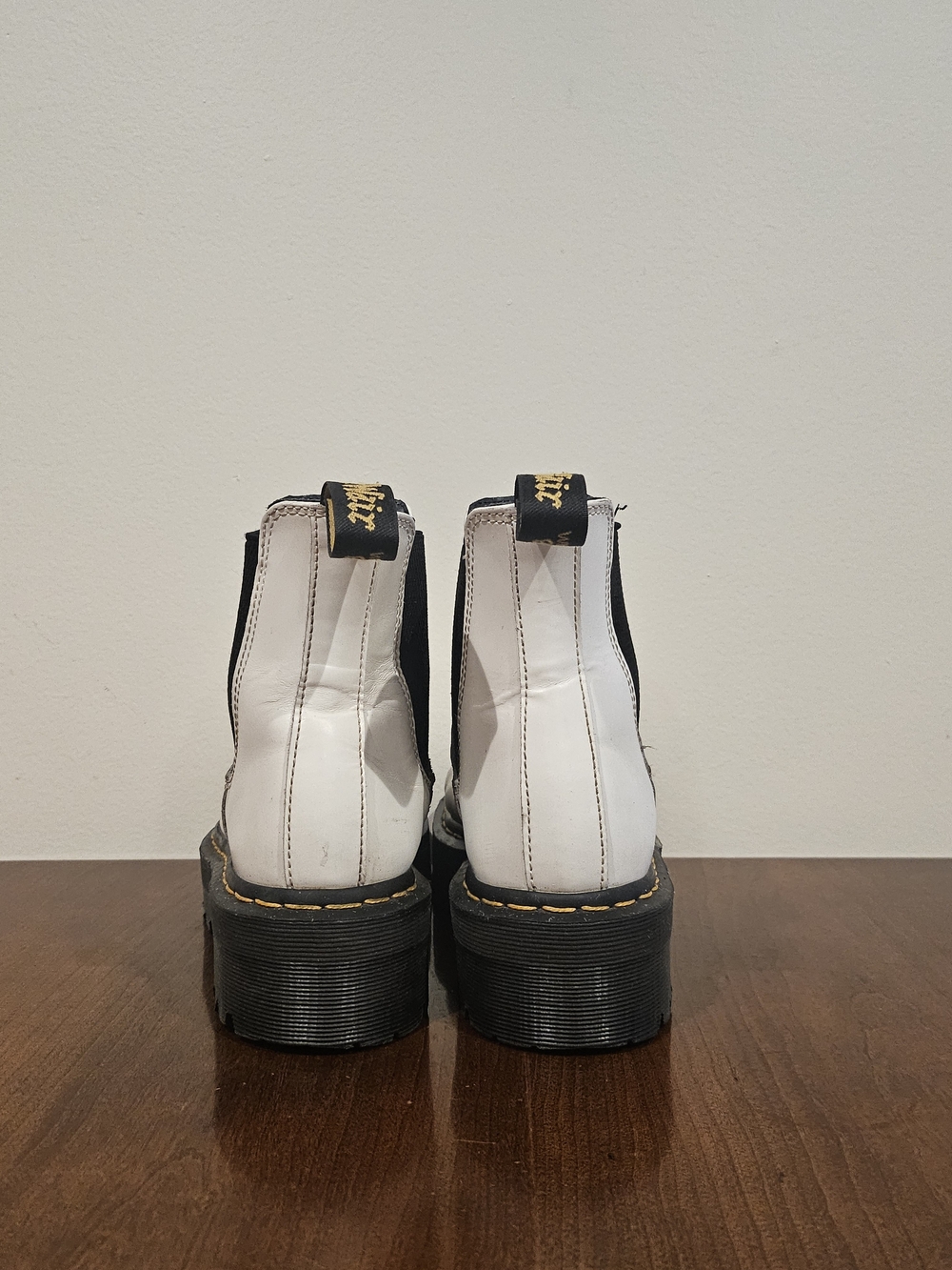 White Platform Dr. Marten 2976 Quad Boot - Picture 4 of 5